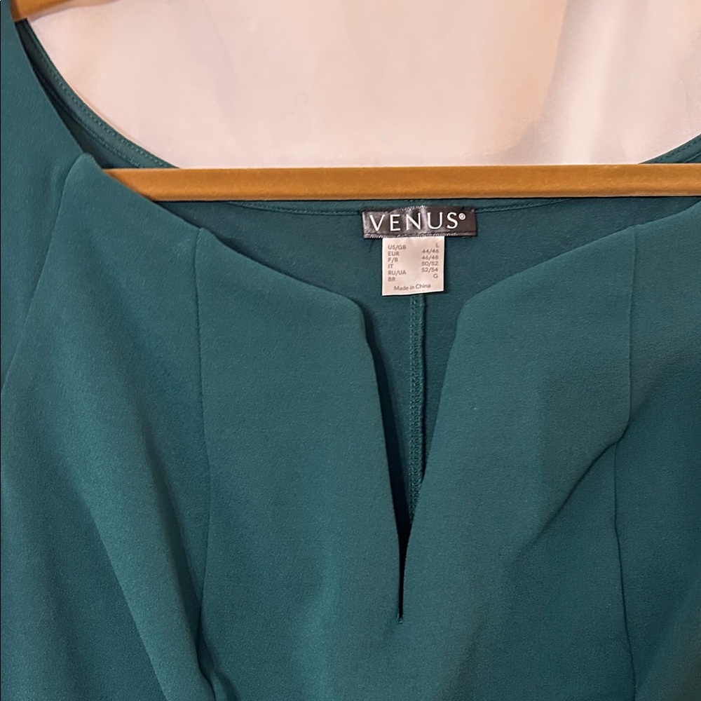 VENUS Dark Green Midi Dress - Picture 5 of 11